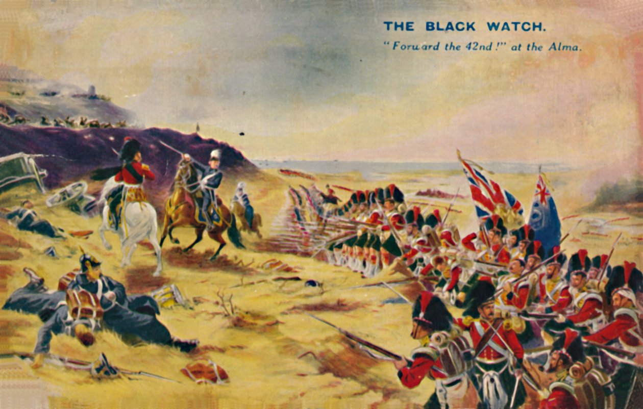 The Black Watch. Frem den 42.! ved Alma, 1854, 1939 av Unbekannt