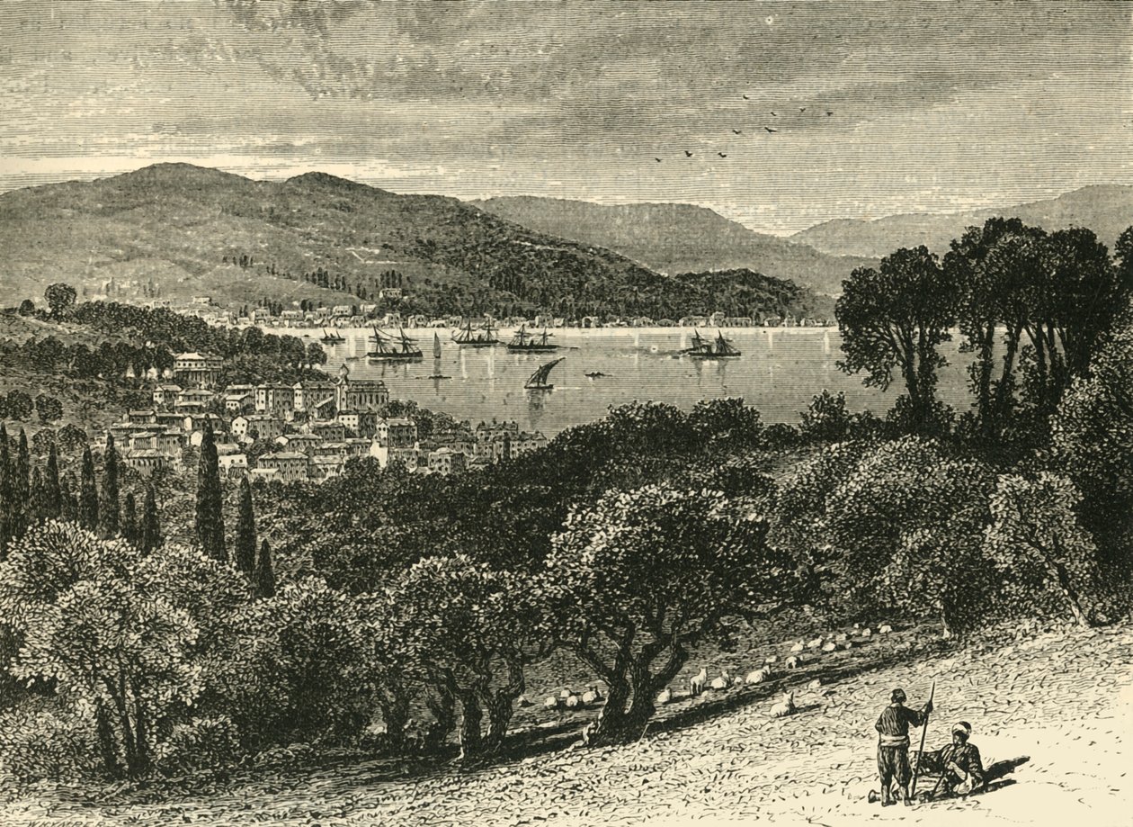 Bosporos, fra Therapia, 1890. av Unbekannt