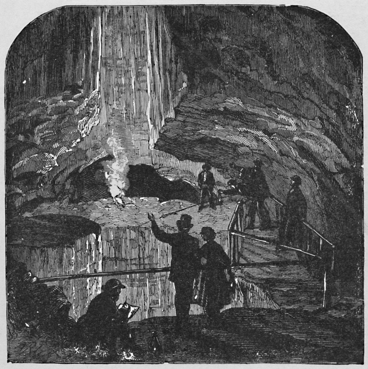 The Bottomless Pit, 1883 av Unbekannt