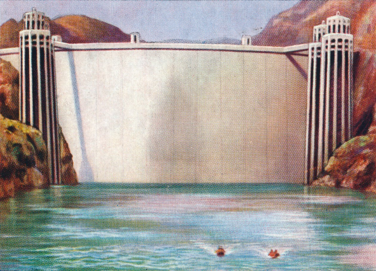The Boulder Dam, USA, 1938 av Unbekannt