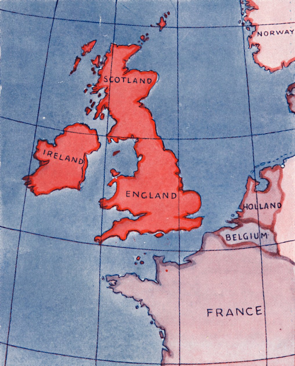 De britiske øyer og Frankrike, Belgia og Holland ved middagstid midt på sommeren, 1935 av Unbekannt