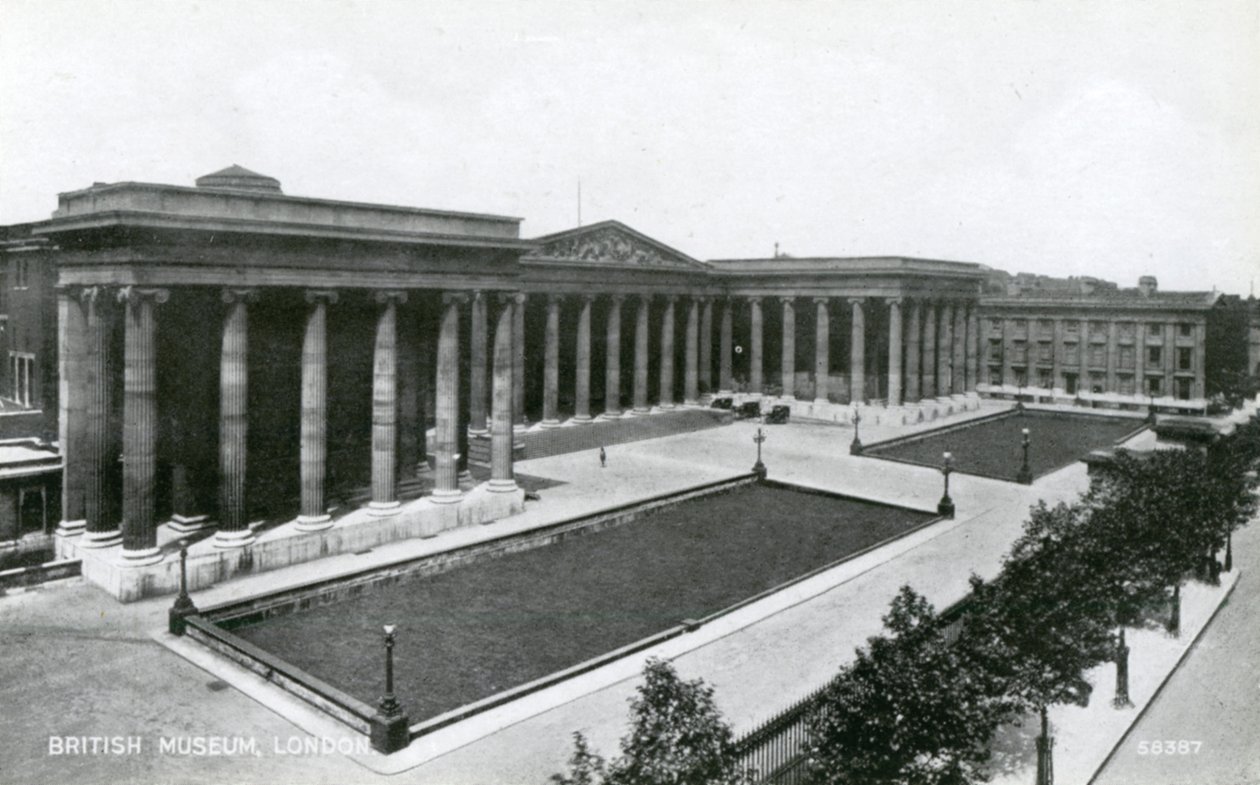 British Museum, Great Russell Street, London, 1900-tallet av Unbekannt