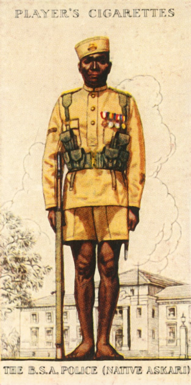Det britiske Sør-Afrika-politiet Askari, 1936. av Unbekannt