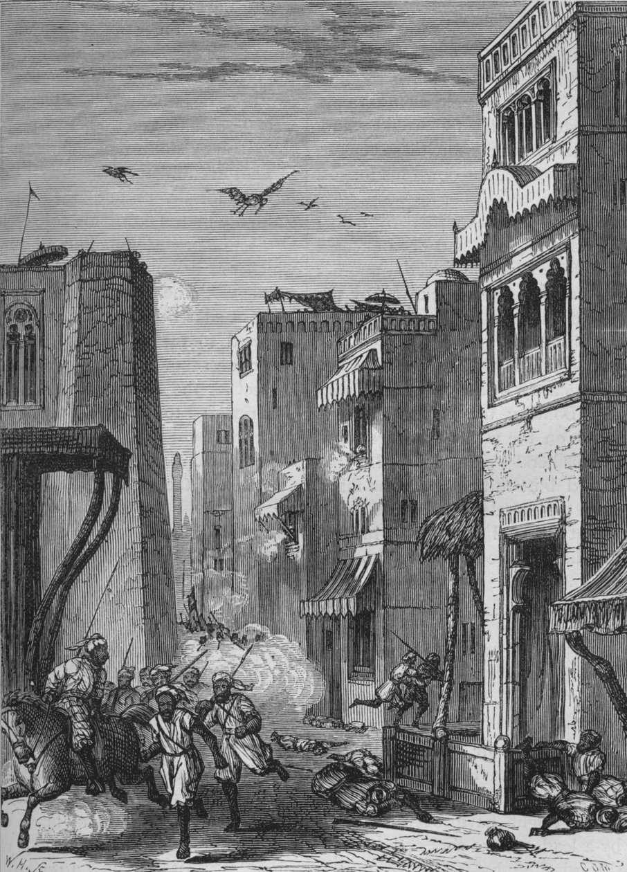 De britiske troppene går inn i Moultan, c1880 av Unbekannt
