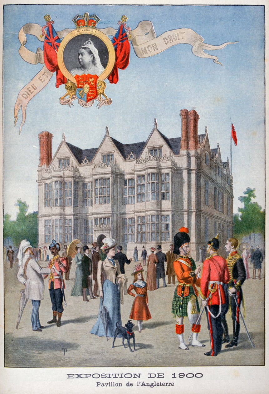 Den britiske paviljongen på verdensutstillingen i 1900, Paris, 1900 av Unbekannt