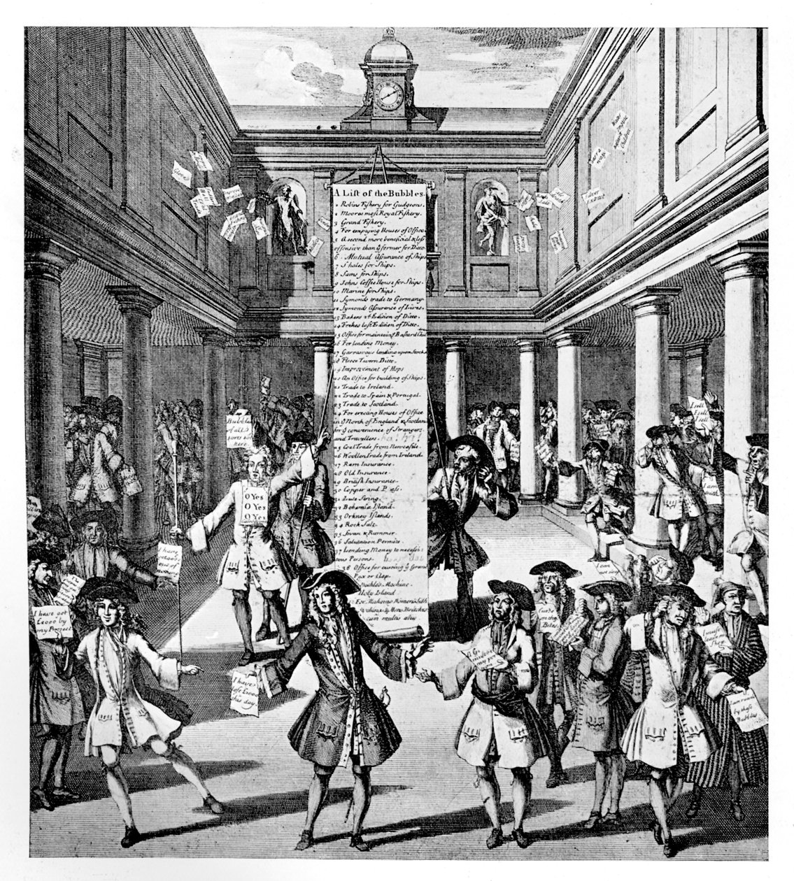 The Bubblers Bubble eller The Devil Take the Hindmost, 1720 av Unbekannt