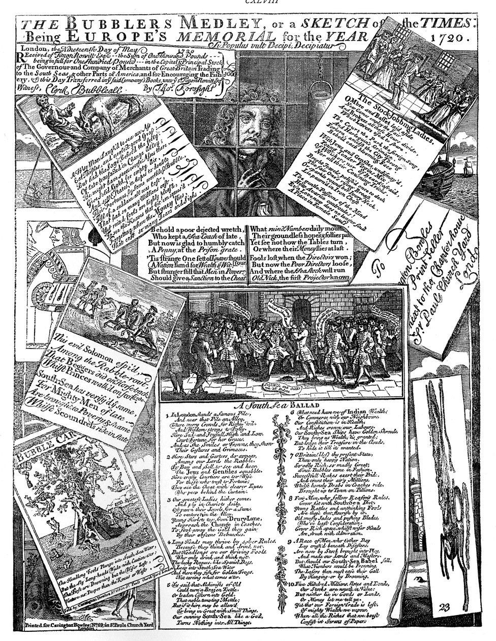 The Bubblers Medley, or a Sketch of the Times, 1720 av Unbekannt