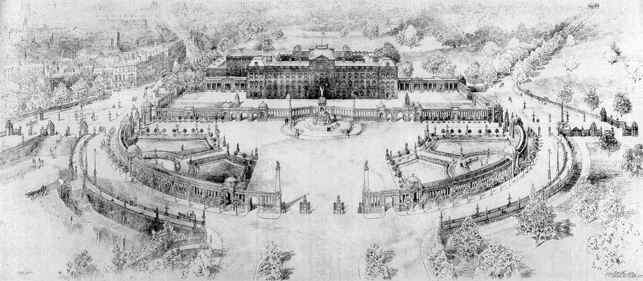 Buckingham Palace That is to Be, 1910 av Unbekannt