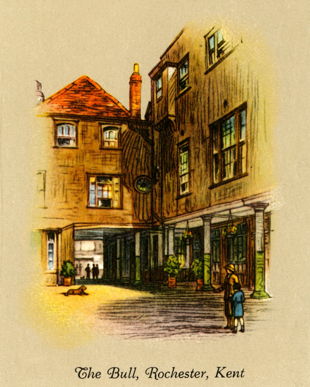 The Bull, Rochester, Kent, 1936. av Unbekannt