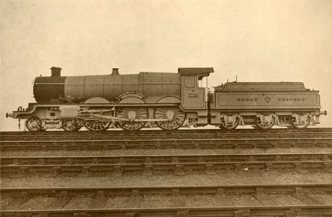 Caerphilly Castle 4-6-0, Great Western Railway, 1930. av Unbekannt