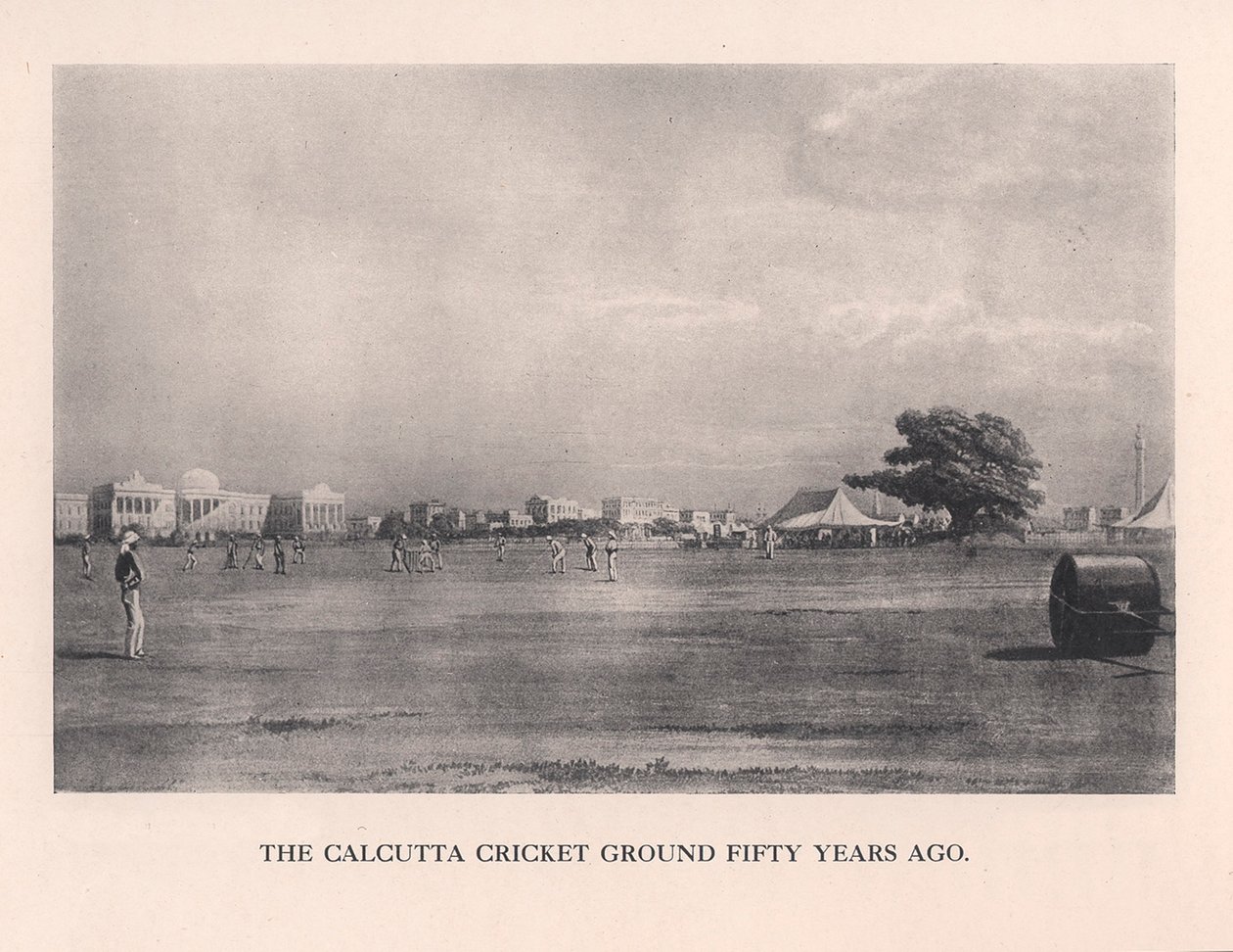 The Calcutta Cricket Ground, India, 1861 1912 av Unbekannt