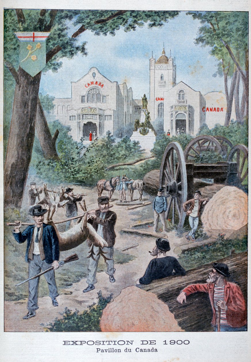 Den kanadiske paviljongen på verdensutstillingen i 1900, Paris, 1900 av Unbekannt