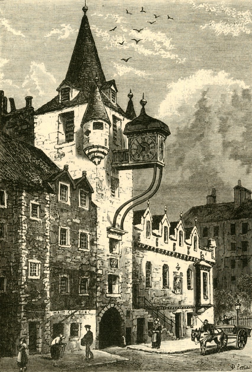 The Canongate Tolbooth, Edinburgh, 1890. av Unbekannt