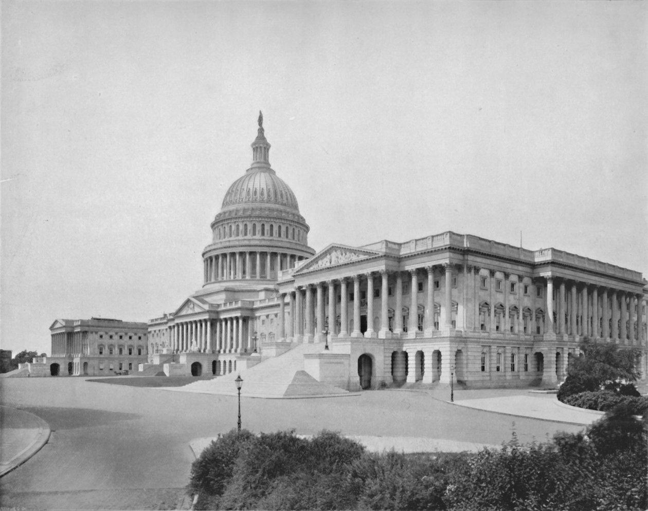 The Capitol, Washington, 1800-tallet av Unbekannt