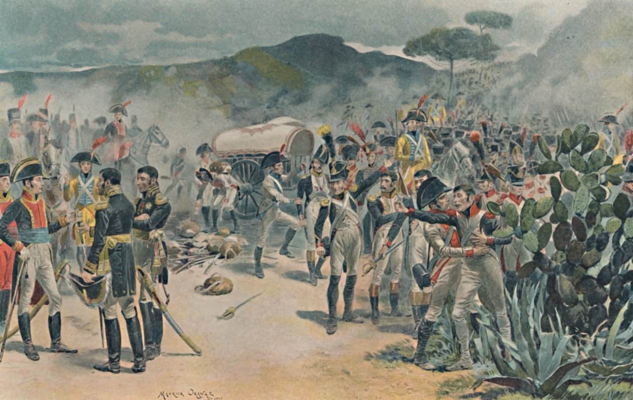 Kapitulasjonen av Baylen, 1808, 1896. av Unbekannt
