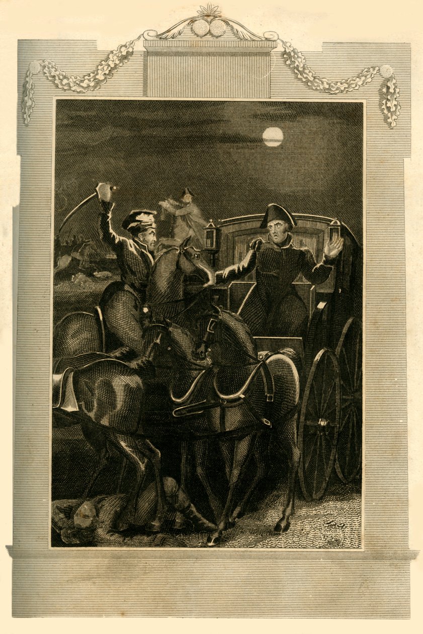 Capture of Buonapartes Carriage, 18. juni 1815, 1816. av Unbekannt
