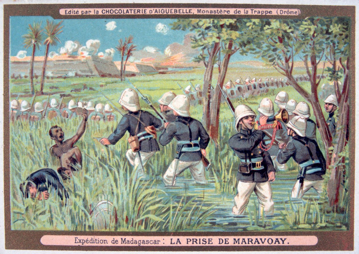 Fangsten av Marovoay, Madagaskar, 1895 av Unbekannt