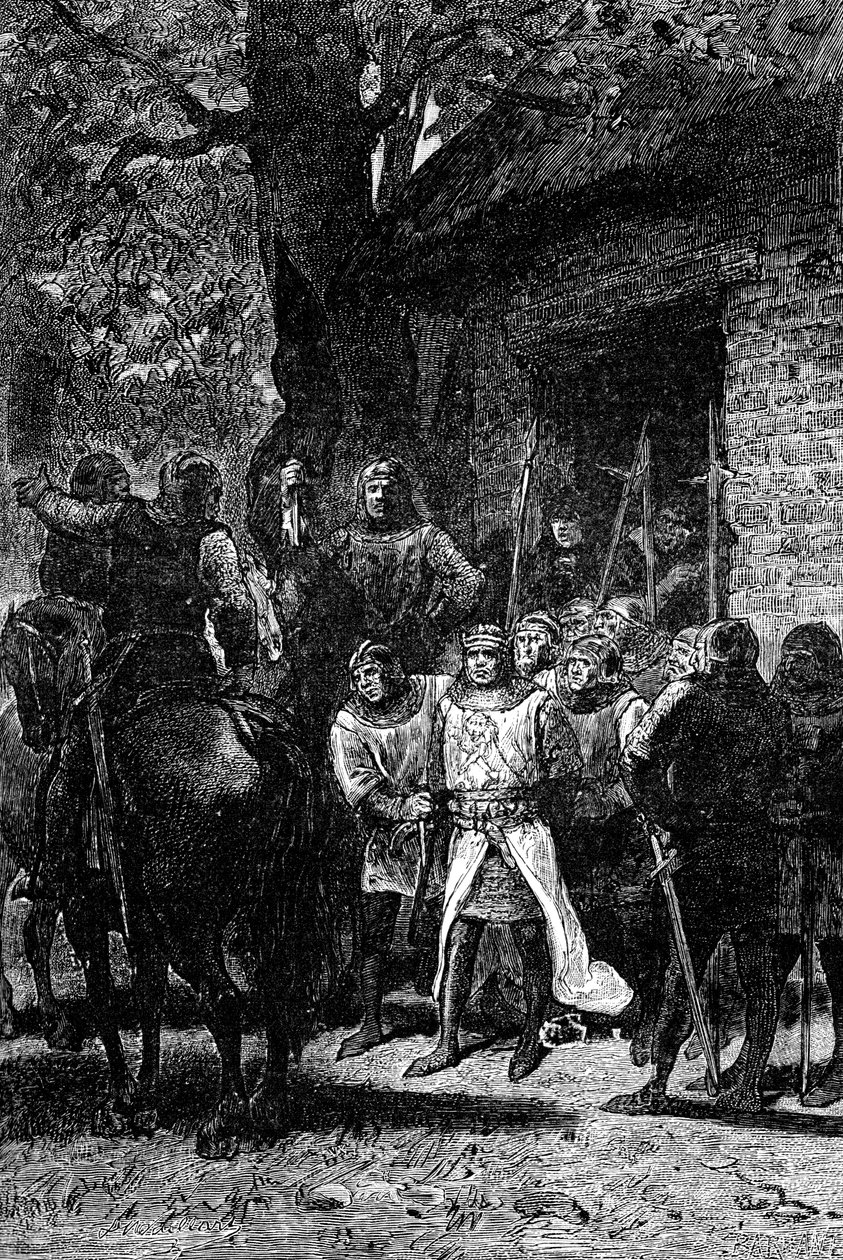 Fangsten av løven Richard, 1192, 1909 av Unbekannt