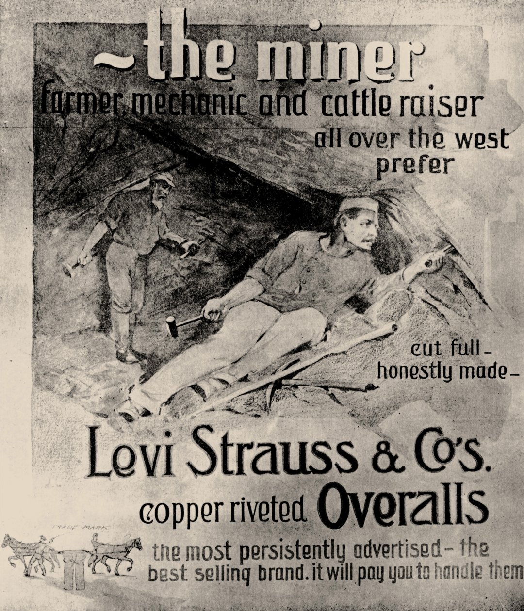 Katalogomslaget Levi Strauss & Co., 1905. av Unbekannt