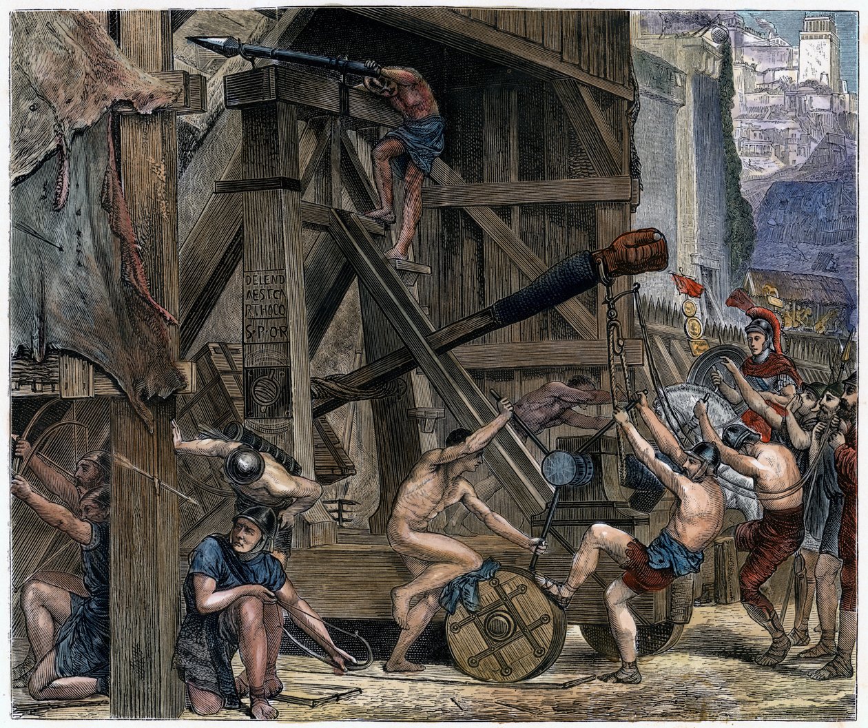 Katapulten, c1868 av Unbekannt