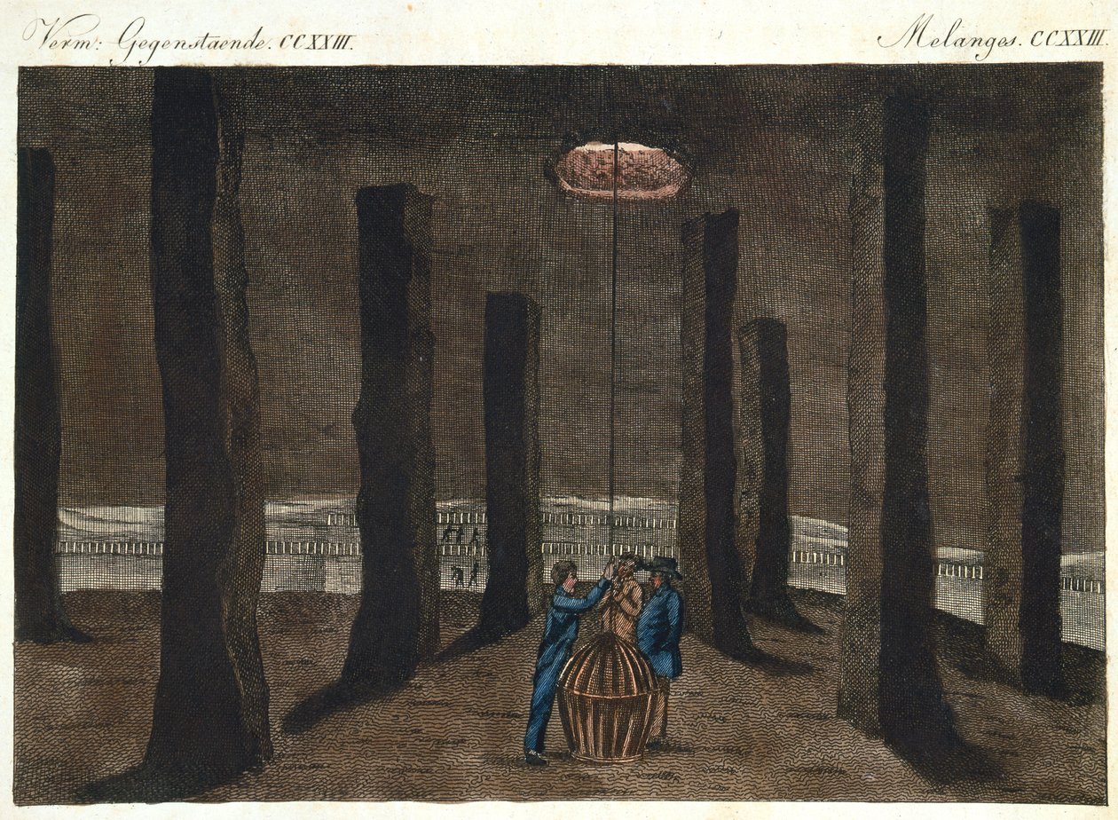 Katedralen, Marston Salt Mine, Northwich, Cheshire, England, 1800-tallet av Unbekannt