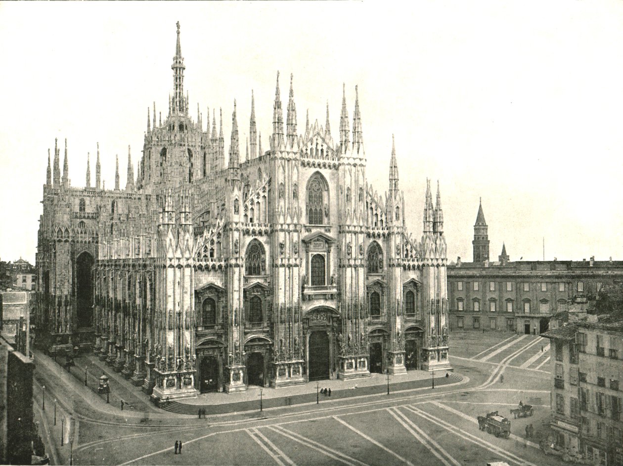 Katedralen, Milano, Italia, 1895. av Unbekannt