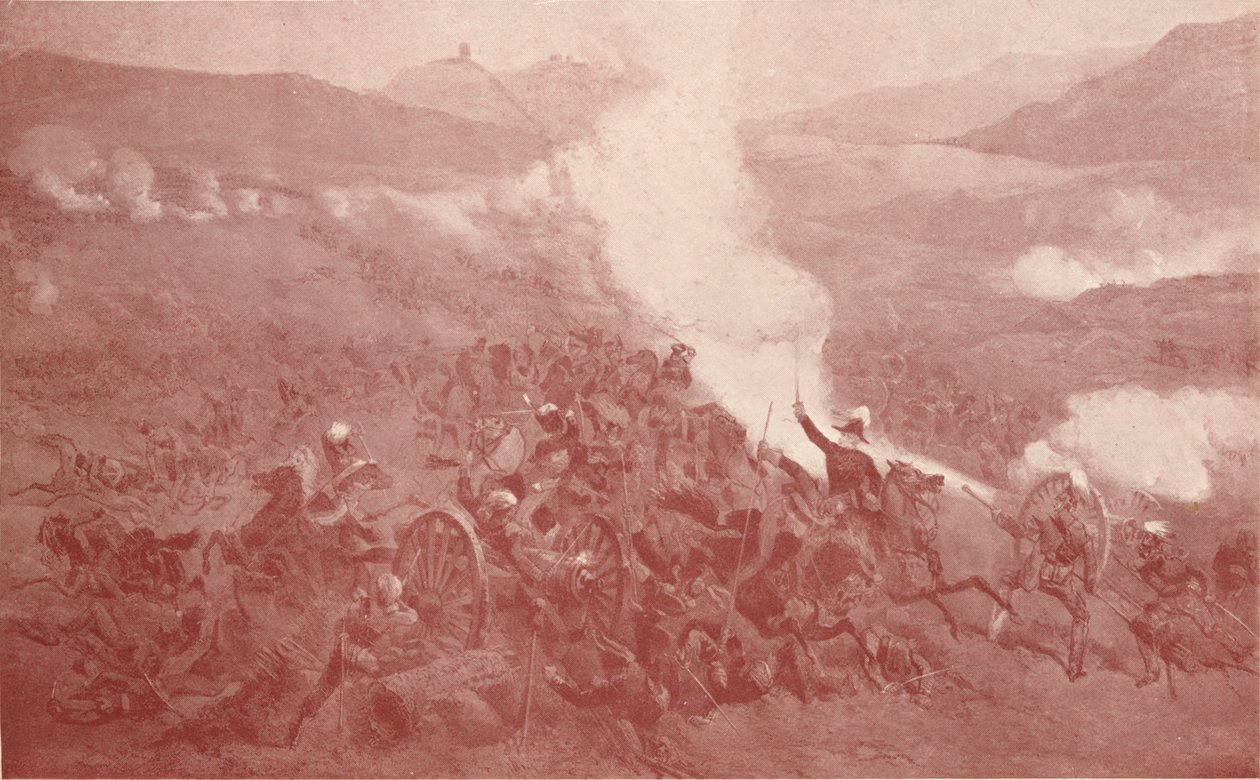 Kavaleriet ved Balaclava, 1854 1909 av Unbekannt