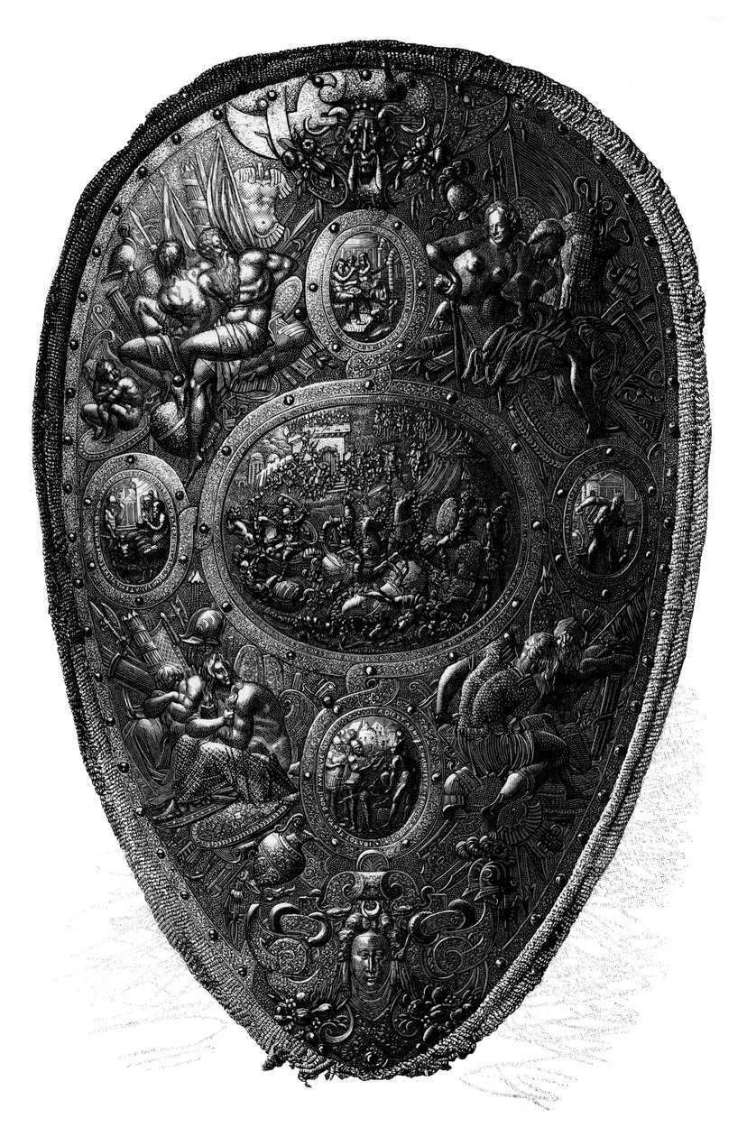 Cellini-skjoldet, 1882 av Unbekannt