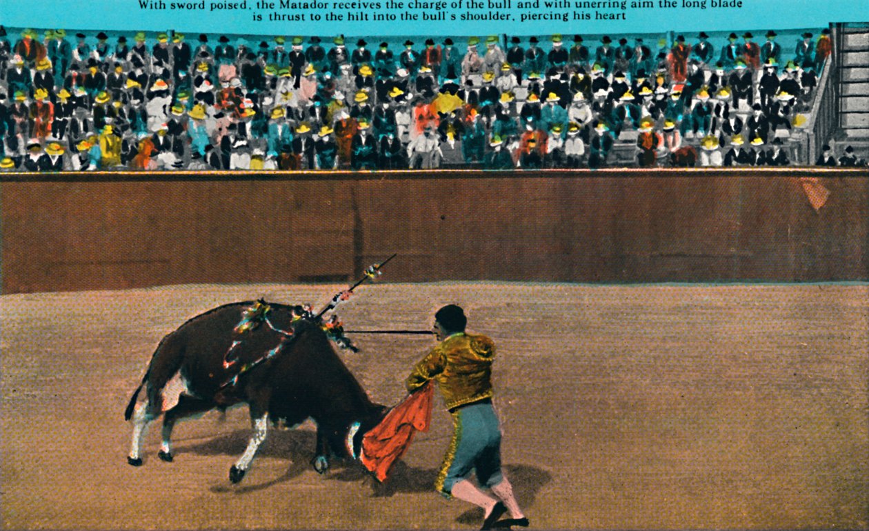 The Challenge of the Matador, Plaza De Toros, c1939 av Unbekannt