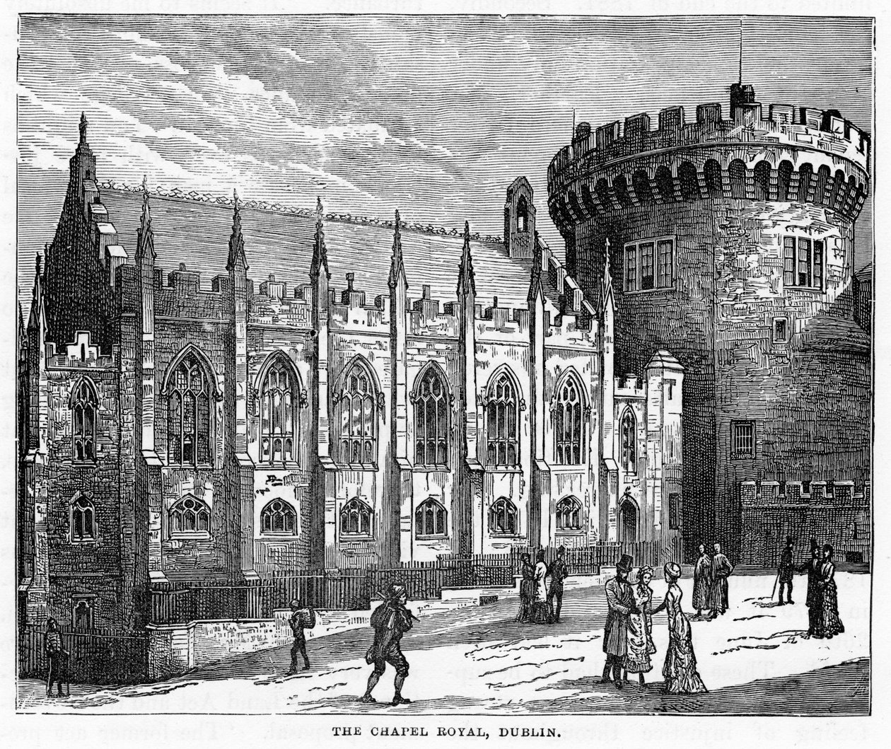 The Chapel Royal, Dublin, 1800-tallet av Unbekannt