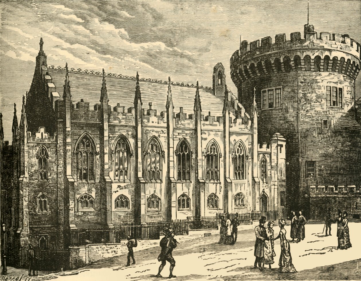 The Chapel Royal, Dublin Castle, 1898. av Unbekannt