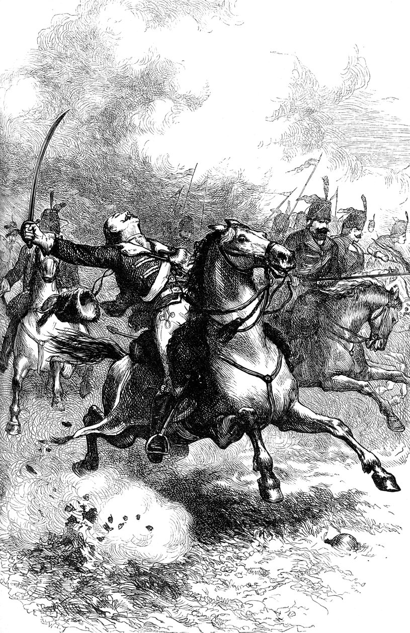 Anklagen om Pulaski, c1880 av Unbekannt