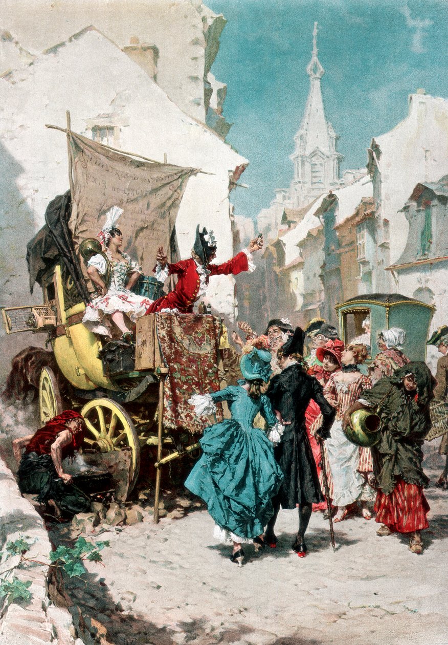 The Charlatan, 1889 av Unbekannt