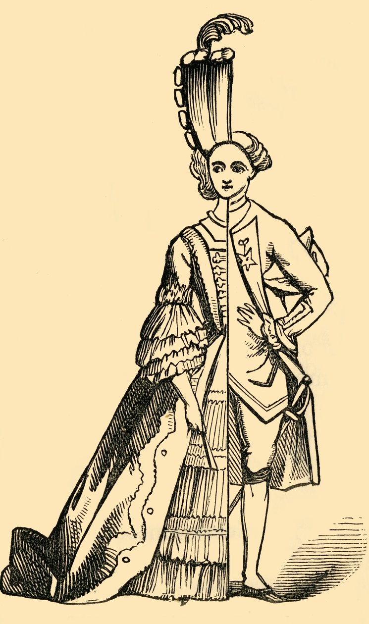 The Chevalier DEon, c1878. av Unbekannt
