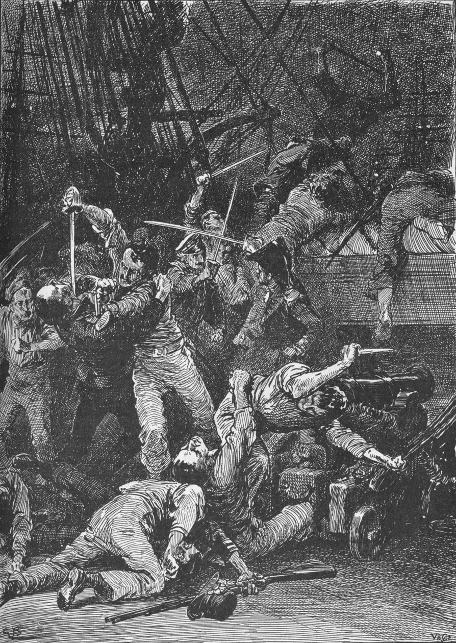 The Chilian Cutlasses Swept The Deck, 1902 av Unbekannt