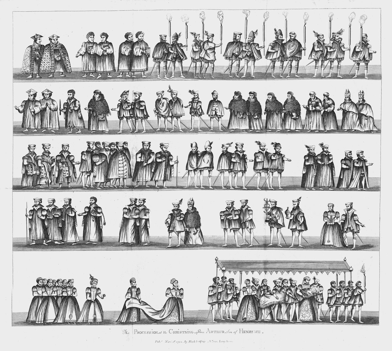 Prins Arthurs dåp, 24. september 1486, 1782 av Unbekannt
