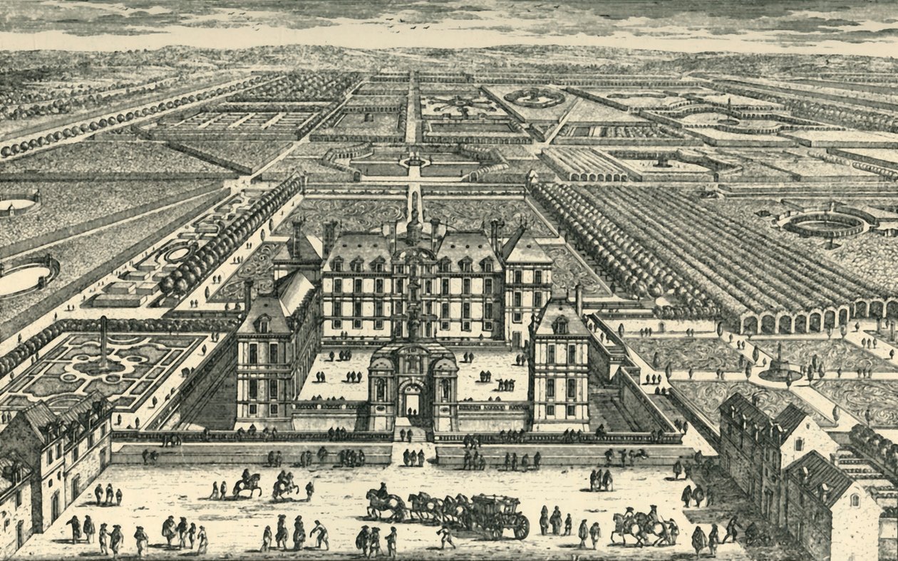 Chateau de la Rochefoucauld, Liancourt, Oise, Nord-Frankrike, c1675, 1903. av Unbekannt