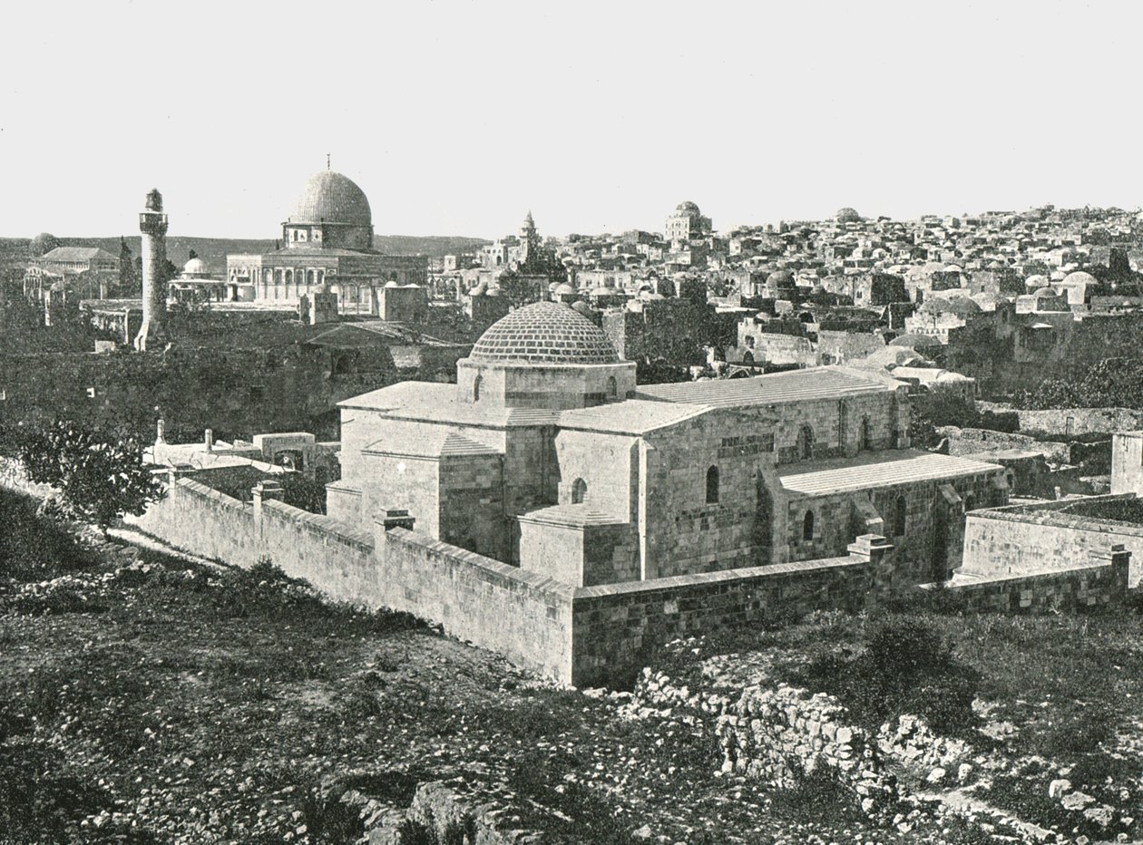 St Anne-kirken, Jerusalem, Palestina, 1895. av Unbekannt