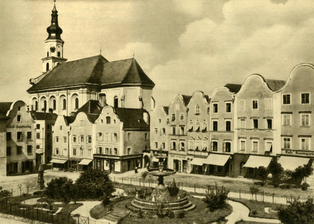 St George-kirken, Schärding am Inn, Øvre Østerrike, c1935. av Unbekannt