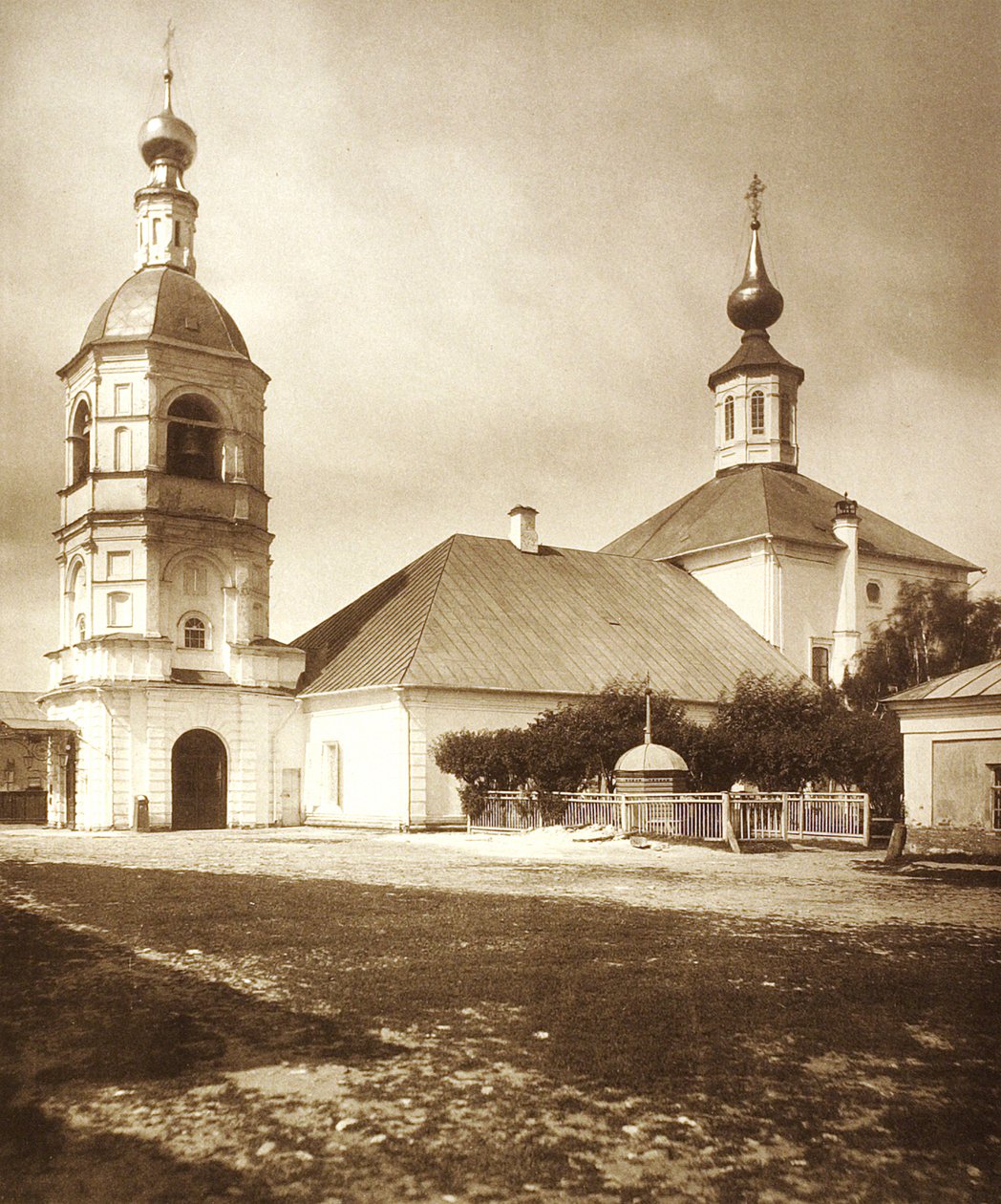 The Church of the Life-Giving Trinity, Arbat, Moskva, Russland, 1881 av Unbekannt