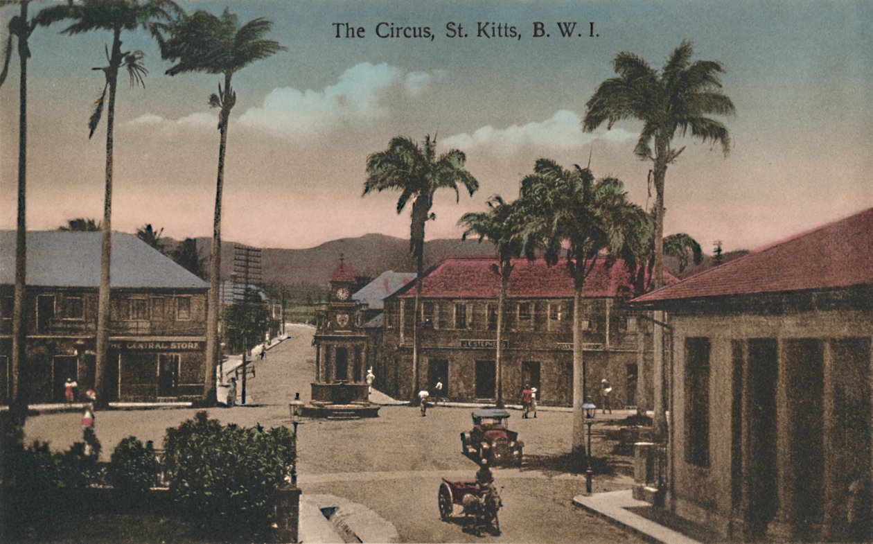 The Circus, St. Kitts, B.W.I., tidlig på 1900-tallet. av Unbekannt