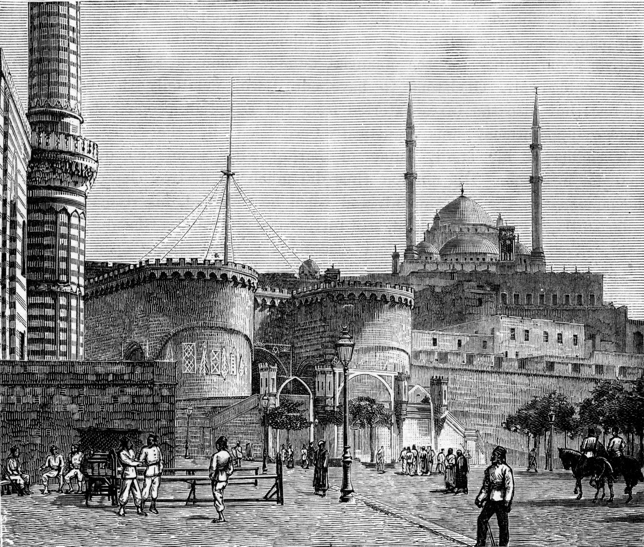 Citadellet, Kairo, Egypt, 1900 av Unbekannt