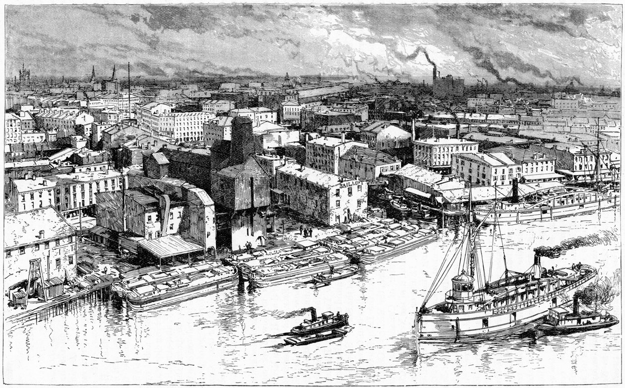 The City of Buffalo, 1800-tallet av Unbekannt