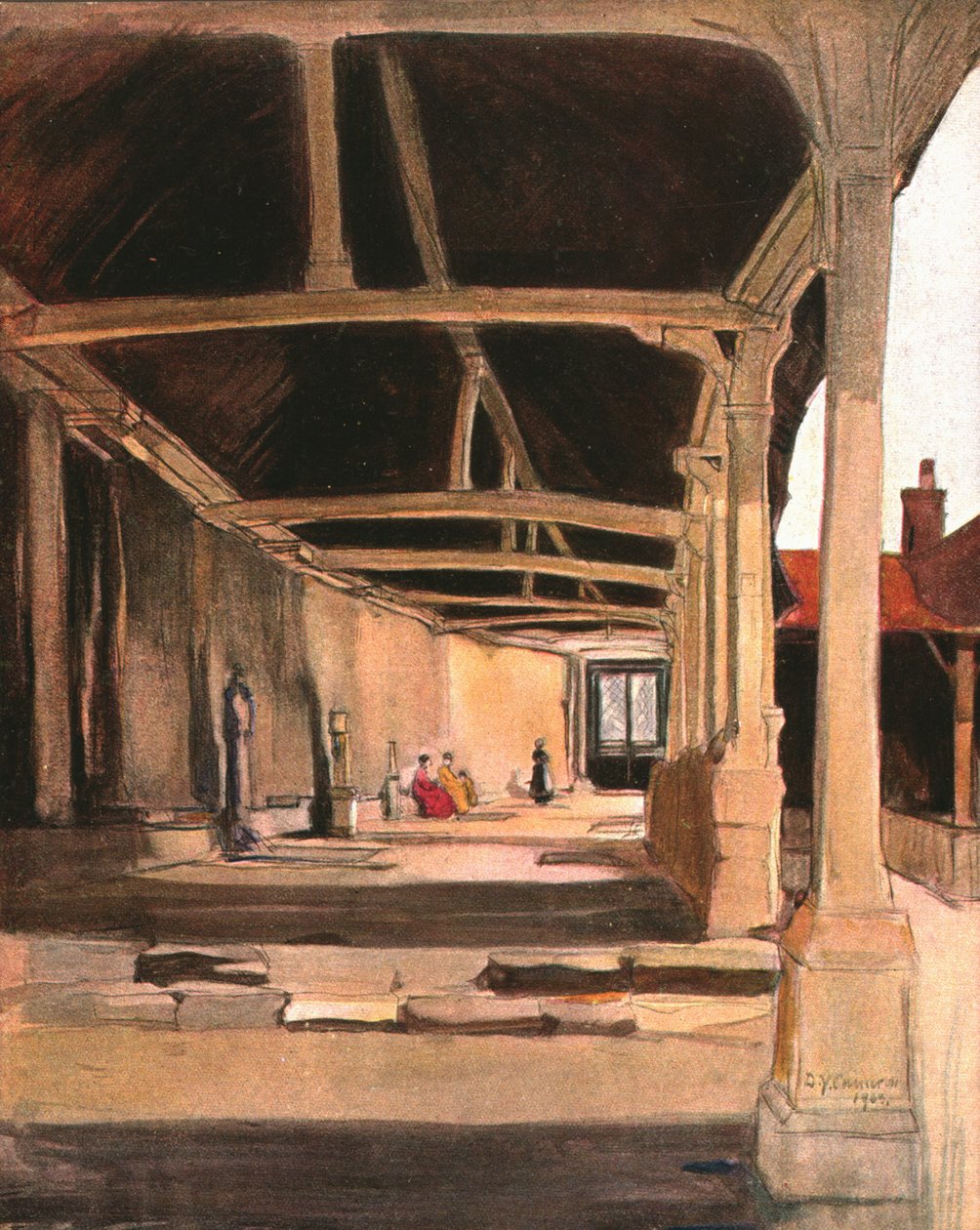 The Cloisters, Montevilliers, ca 1900. av Unbekannt