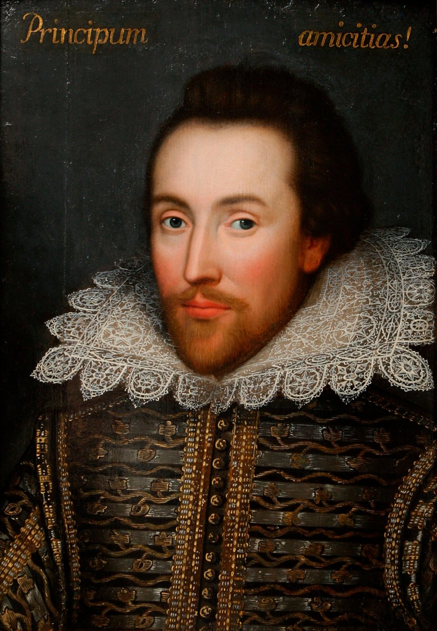 Cobbe-portrettet av William Shakespeare 1564-1616, c1610. av Unbekannt
