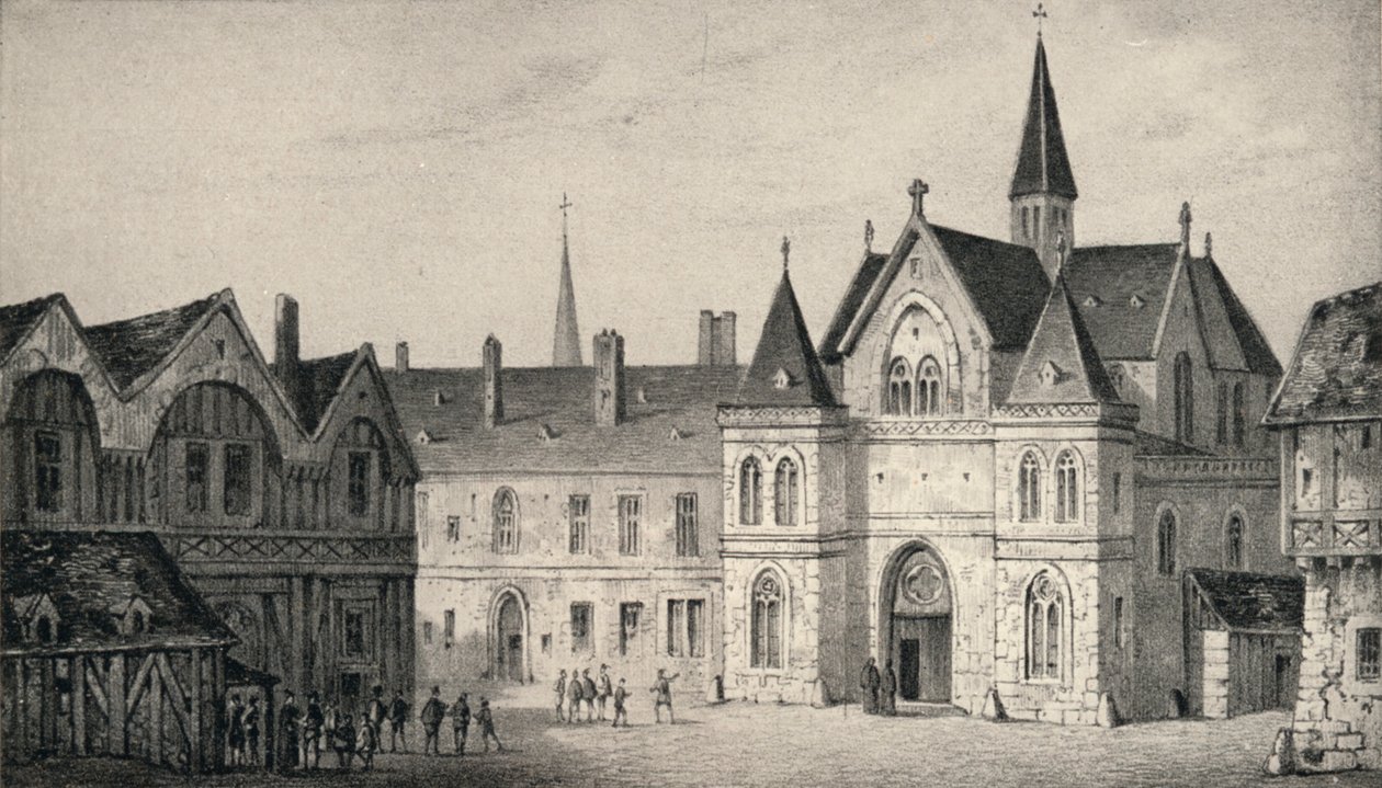 College of Sorbonne i 1550, 1915 av Unbekannt