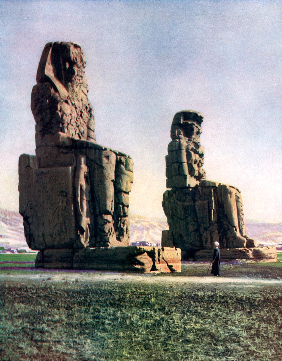 Kolossene av Memnon, Theben, Egypt, 1933-1934 av Unbekannt