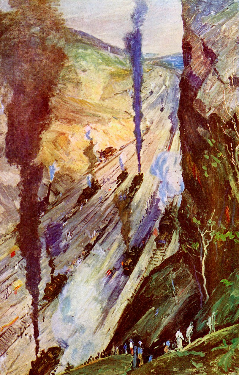 The Conquerors, Culebra Cut, Panamakanalen, Panama, 1926 av Unbekannt