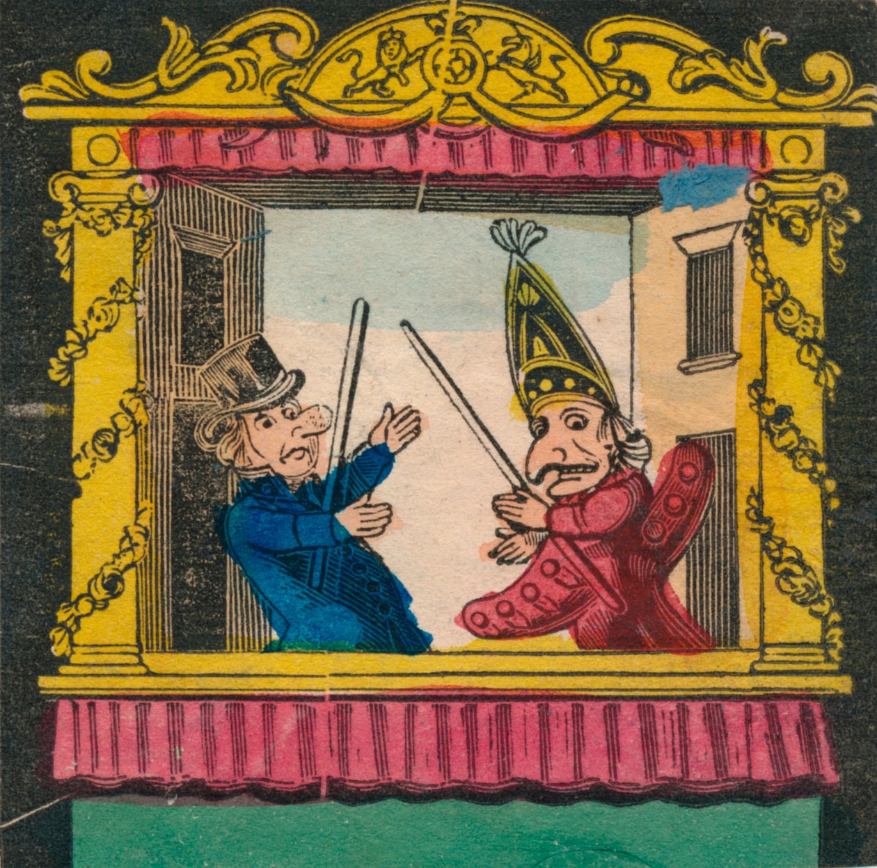 The Constable and Punch, slutten av 1700-begynnelsen av 1800-tallet av Unbekannt