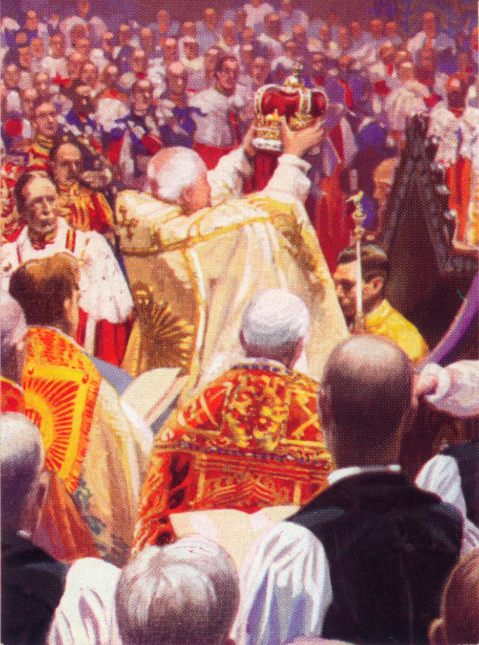 Kroningen av kong George VI 1895-1952, 12. mai, 1937 av Unbekannt